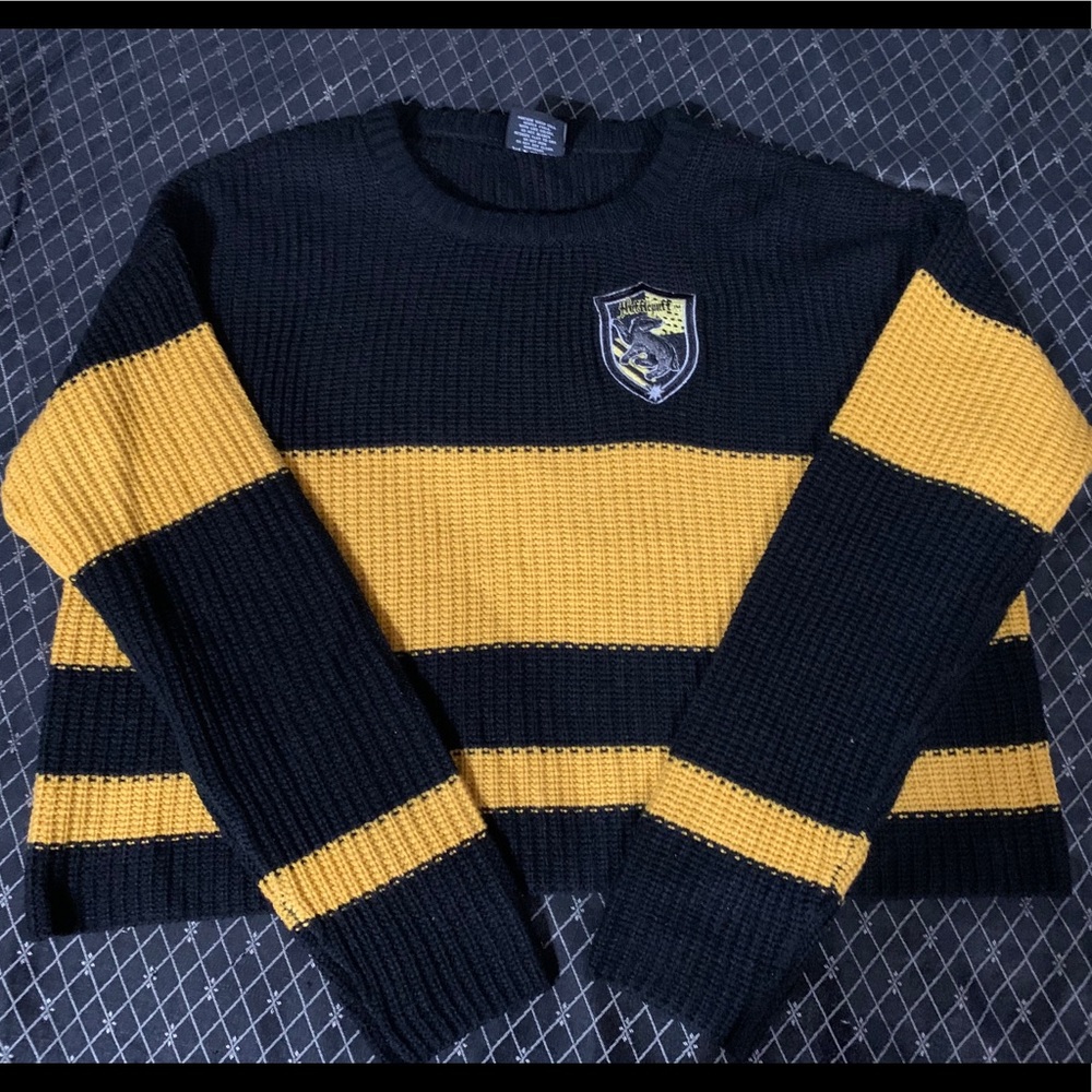 Harry Potter crop oversized knitted sweater